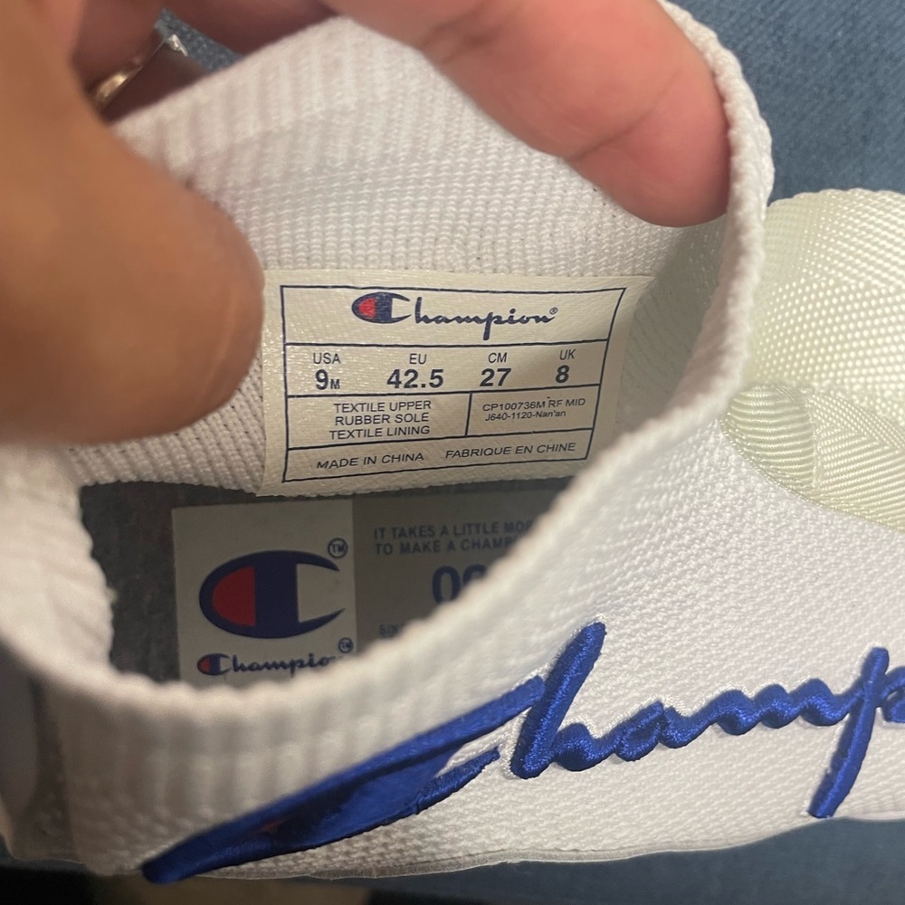 CHAMPION RF MID Men’s size 9 shoes in white - Picture 9 of 12